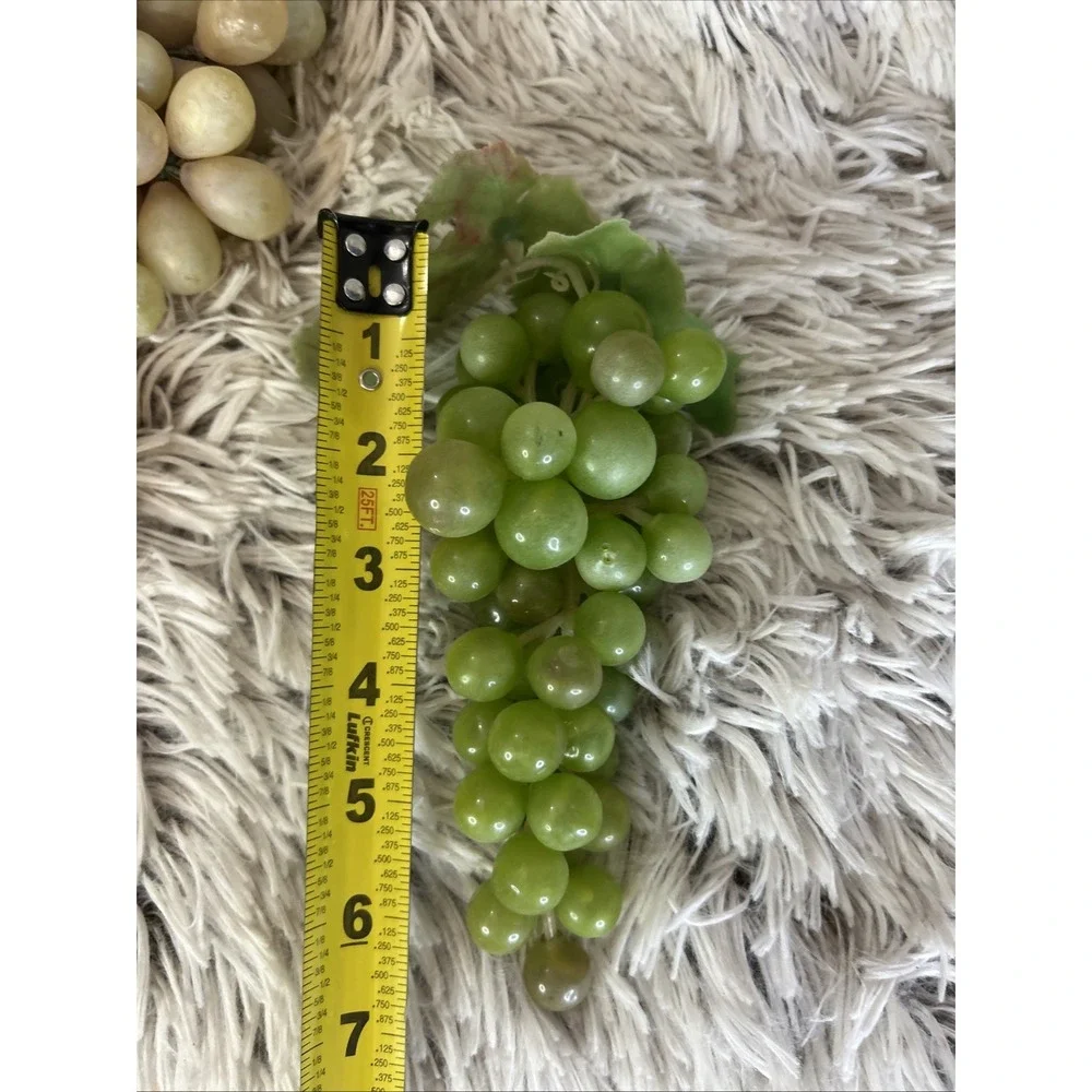LARGE LOT OF Vintage Grape Clusters Rubber Mid Century Fake Fruit Decor‎ VARIOUS